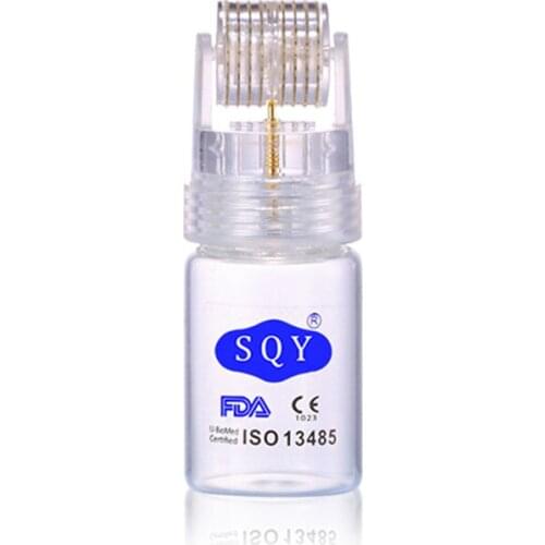 Micro Needle Hydra Roller FDA Cleared Serum Import Derma Roller 192 Gold Coated Titanium 0.25mm Pins