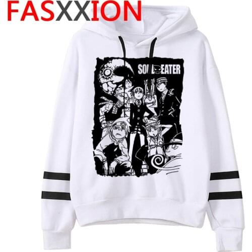 Soul Eater hoodies men plus size Oversized printed harajuku men hoddies pullover grunge