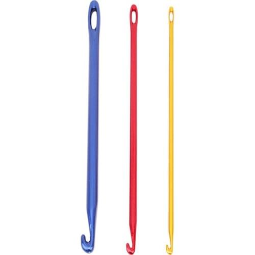 Crochet Hook Set Knitting Needle New Aluminium Hand Knit Tool An Eye Knitting Sewing Needles Household Crochet Hooks Tools