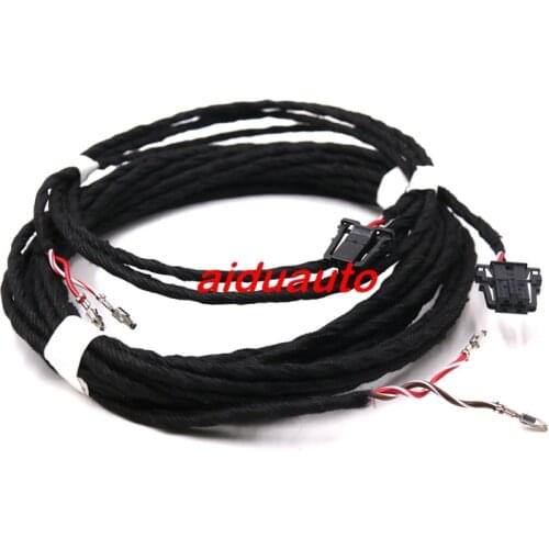 For Audi A3 8V 10 Channel Upgrade 12 Channels Front Midrange Speaker Wire + Rear Subwoofer Wire Cable