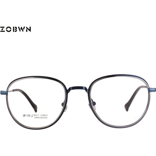 Retro Eyeglasses masculino Round Eyeglasses point women Optical montures de lunette Frame lentes style glasses computer optical