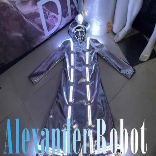 Light up dress/luminous costume Picture / lluminated robot suit / lluminated LED