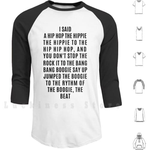 Sugarhill Gang-Rappers Delight Hoodies Long Sleeve Sugarhill Gang Rappers Delight Hip Hop Lyrics Quote