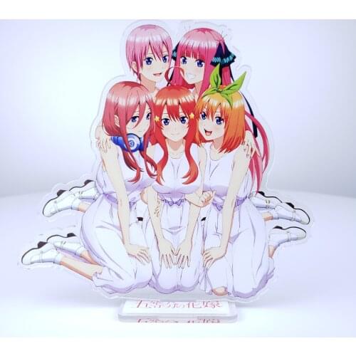 Japanese Anime Go-Toubun no Hanayome The Quintessential Quintuplets Yotsuba Cosplay Acrylic Stand Figure Desk Model Display Toy