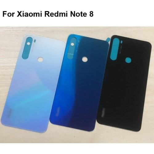 For Xiaomi Redmi Note 8 Back Battery Cover Door Housing case Rear Glass Replace parts For Xiaomi Red mi Note8