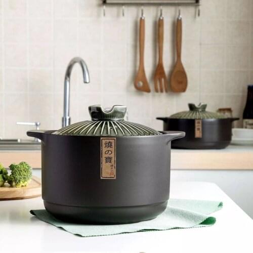 High Temperature Resistant Chinese Health Soup Casserole with Multi Color Pattern Cover Design Ceramic Pot