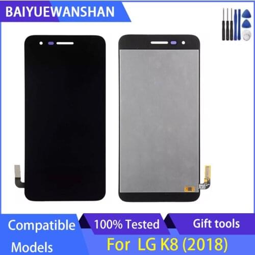 For LG K8 2018 Aristo 2 SP200 MX210 LM-X210 X210AM X210MA SP200 X210 LCD Display Touch Screen With Frame Replacement