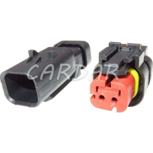 1 Set 2 Pin Car Auto Camshaft Sensor Plug Waterproof Electrical Wiring Harness Connector For Cars Excavator