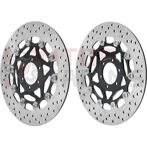 1 Pair Front Brake Disc for Yamaha FZR400RR 4DX (1992) FZ400 4YR (1996) FZR600R 1994-1995 TRX850 (1996 97 98 1999) Brake Rotors