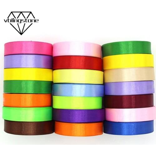 10MM Width Single Face Satin Ribbons 22 Meters Length 22 Color Ribbon Christmas Decoration Grosgrain Ribbons For Handicrafts DIY
