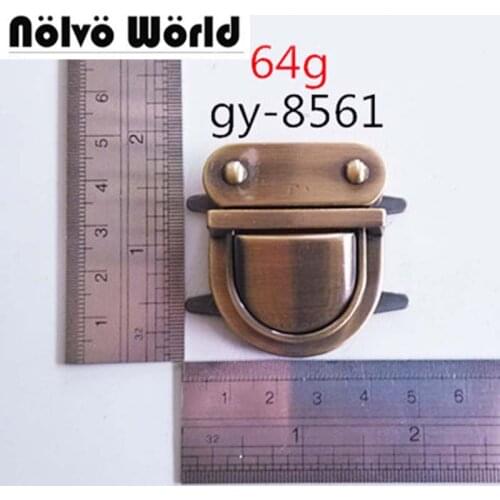 10pcs 5 colors Vintage brush antique brass tone Made in China pushed lock