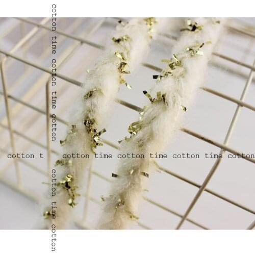 4 yards Golden Muhair Braid Rope 18 mm wide Dress deco Trim Sewing Accessory Twisted Cords mixed braided rope Craft Decor