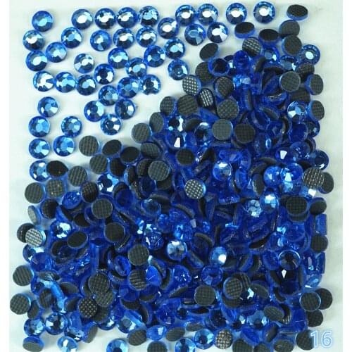 4000PCS/bag SS10 2.8mm round Light blue glass drill DMC hotfix flatback rhinestone quality is very good glass drill DIY