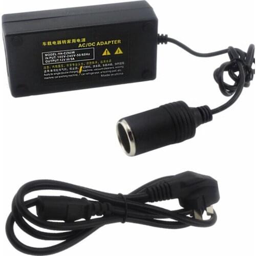 60W inverter High power 5A 220V to 12V automotive power converter car-to-home power cord