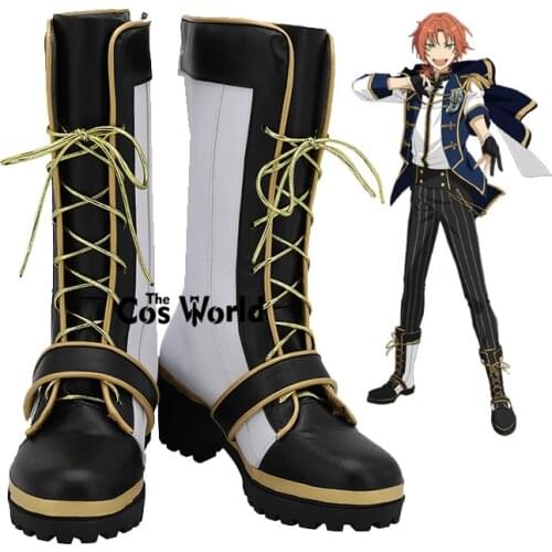 Ensemble Stars! Tsukinaga Leo Games Customize Cosplay High Heels Shoes Boots
