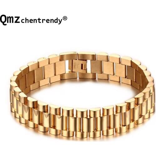 Hip hop Punk Top Quality Stainless Steel Watchband Design Bracelet Men Luxury Fashions Hip hop Fine Jewelry Bangles