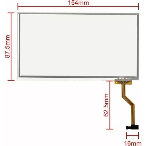 6.5" Touch Screen Digitizer for Jeep Uconnect Mygig REN RER RHR 07-10 LCD Display