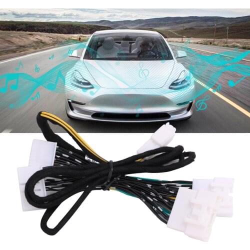 For 18-21 Tesla model 3 Audio Upgrade Speaker Horn Line Wire Harness 8 Extend 14 Original Activation Accessories Modification