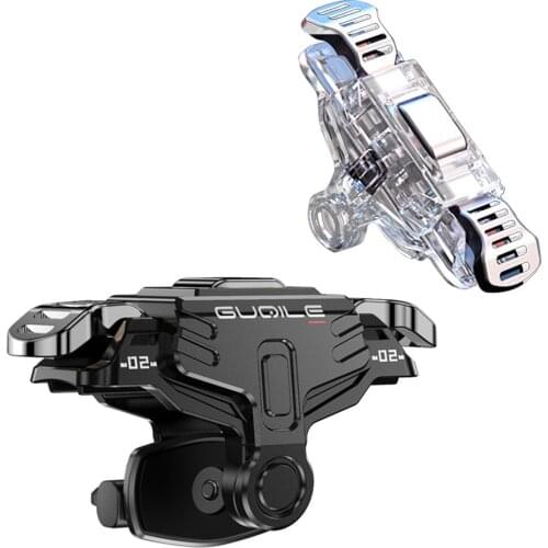 GT02 PUBG Mobile Phone Gaming Grip Trigger Holder Fire Button Controller Gamepad Joystick Accessories For Xiaomi Huawei iPhone