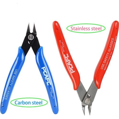 3PCS Model Plier 170 Wire Cutter DIY Trimmer Diagonal Side Cutting Cable Nippers Cut Line Stripping pliersCutter Side Snips