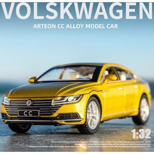 1:32 Volkswagen CC Alloy Car Model Simulation Toy Car For Children Diecasts & Toy Vehicles Metal Car Model Kids Boys Gifts