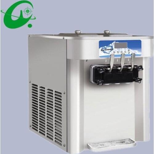 20L/H Table top,air cooling, smallest 3 flavor rainbow ice cream machine in China