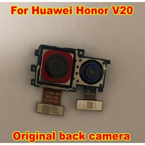Original Tested Working Rear Back Camera For Huawei Honor View 20 V20 Big Main Camera Module Phone flex cable Replacement