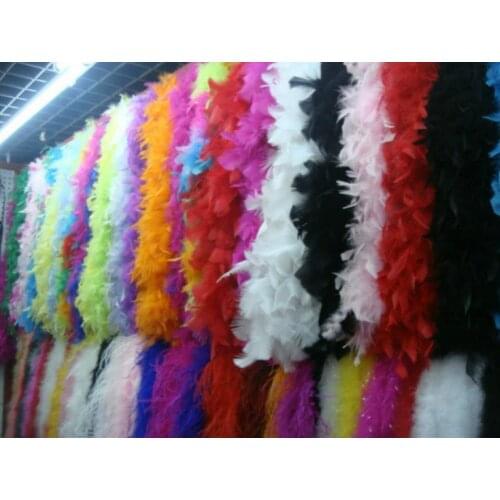 Feather boa 200cm burlesque showgirl hen night fancy dress party dance costume accessory wedding DIY decoration Bouquet wrap
