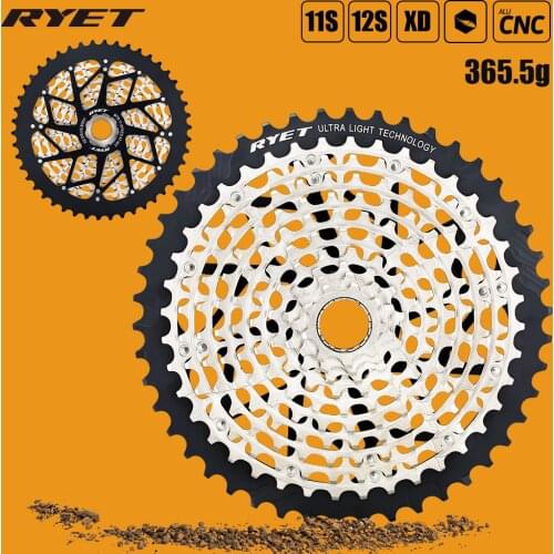 2021 RYET ULT 11 Speed Cassette MTB XD Cassette Ultralight 355g Durable Ultimate 11s Sprocket 9-46 k7 11S CASSETTE