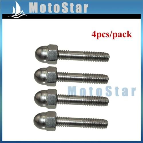 M6 x 35mm Exhaust Stud Domed Nut For Pit Dirt Bike ATV Quad Go Kart