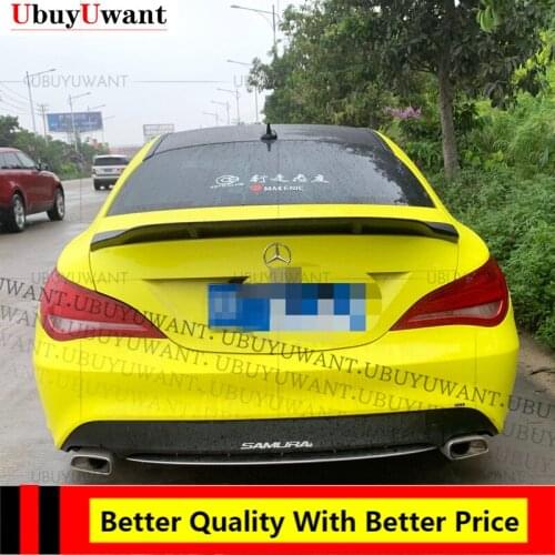 High Quality CARBON FIBER Car Tail Wing Decoration For Mercedes Benz CLA W117 CLA200 CLA220 CLA260 2016-2019 Rear Trunk Spoiler