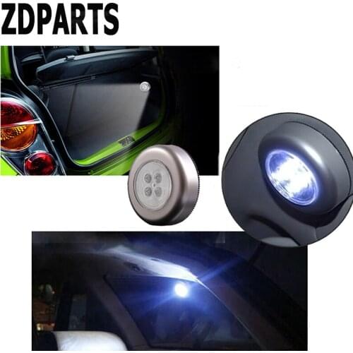 ZDPARTS 1X Car Warning Emergency Touch Reading Lights 4 LED For Opel Astra J G Insignia Vectra c Peugeot 307 206 308 407 207