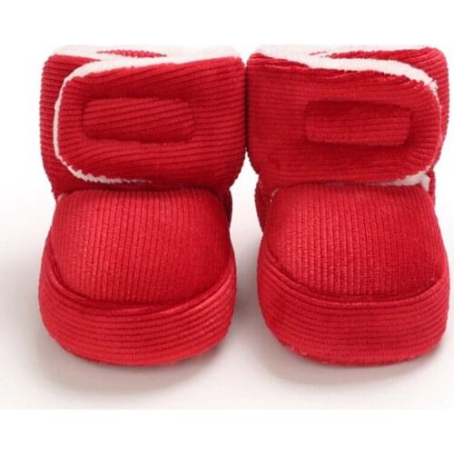 Winter Cotton Newborn Baby Toddler Girls Boys Warm Boot Autumn Frist Walkers Soft Sole Sneakers Shoes