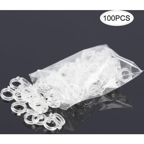100Pcs Fishing Pellet Bands for Bait Elastic Transparent Bait bands for Carp Fishing Tools Pesca Fishing Pellet Bands Lures