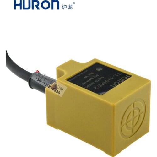 5 pieces of HURON Inductive square proximity switch DC three-wire TL-N5ME2 metal induction sensor NPN normally closed