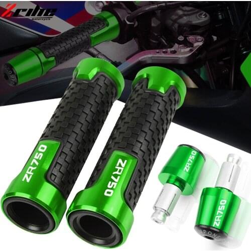 Motorcycle Accessories CNC Handlebar Handle Har Grips Ends For Kawasaki ZR750 ZR 750 ZEPHYR 1990-1996 1995 1994 1993 1992 1991