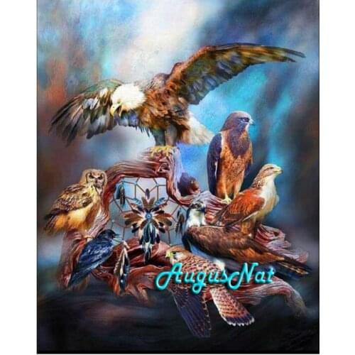 Eagles diamond painting on canvas birds wall art decor owls rhinestone pictures diamond dotz by numbers mosaic animals craft diy