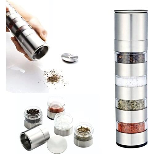 4 Pcs Camping Spice Jar Container Portable Seasoning Condiment Storage Box Multi Tableware Set For Outdoor BBQ Picnic Travel New