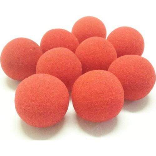Free Shipping 4.5cm 50pcs/Bag Soft Super Sponge Balls(Red),Close-Up,Illusions,Tricks Accessories,Mentalism,Toys,Gimmick,Fun