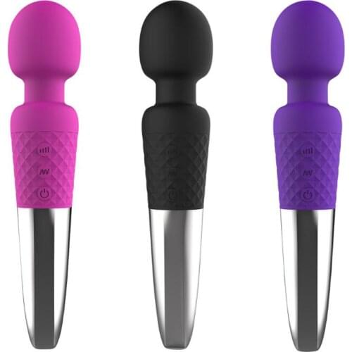 Cordless Handheld Massager Wand Vibrating Magic Therapy Motor 160 modes Wireless