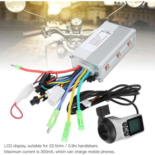 36V/48V 350W 124DX Brushless Motor Control Box Lithium Battery for Electrical Scooter E-bike Motor Accessory Cylcing Equipment