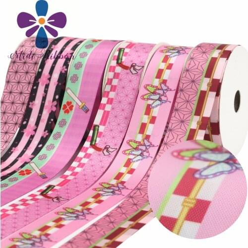 15mm-38mm Japan Cartoon Printed Keychain Neckband Key Lanyard ID Pass Card Gym Mobile Phone USB Badge Holder Lanyard Ribbon