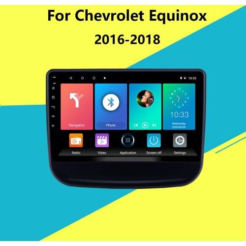 For Chevrolet Equinox 2016-2018 2 Din Car Radio Android 8.1 9 inch Touch screen GPS Navigation Multimedia Player