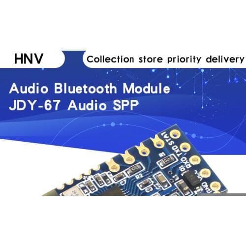 JDY-67 Dual-mode Audio Bluetooth Module JDY 67 Audio SPP Bluetooth BLE Transparent Pass-through Module