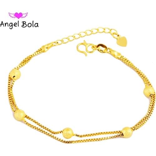 Fashion Beauty Couple Unisex Charm Round Bead Bracelet Colorless Luxury Jewelry Wedding Anniversary Party Gift Wholesale