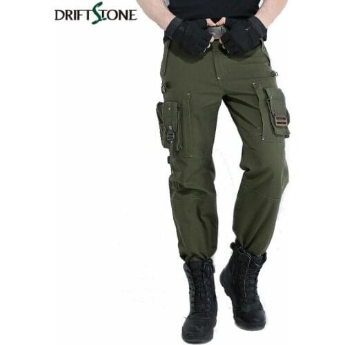 Cotton Men SWAT Police Combat Tactical Cargo Pants Army Force 101th Airborne Military Pants Airsoft Multi Pockets Trousers