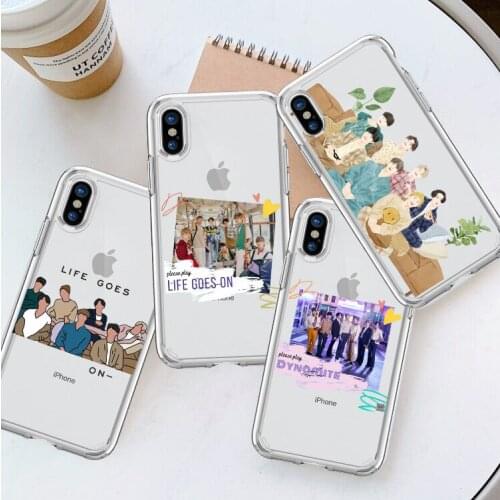 Fashion Life Goes On Phone Case for iPhone 12 Mini 11 Pro Max X XR XS 7 8 Plus 6 6S Soft Clear Cover