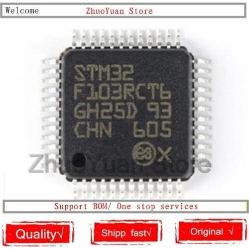 1PCS/lot New original STM32F103RCT6 STM32 F103RCT6 LQFP64 IC chip