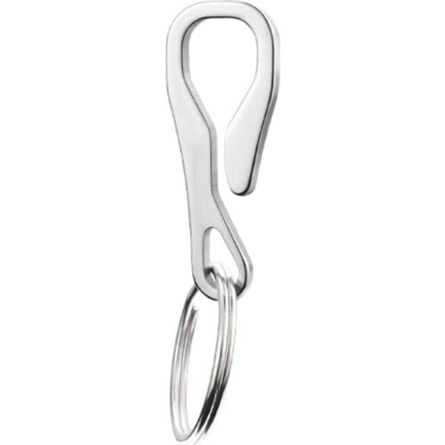 Portable EDC Tools Portable Stainless Steel Car Key Hanging Buckle Clip Pocket Keys Organizer Holder With Keychain Outdoor