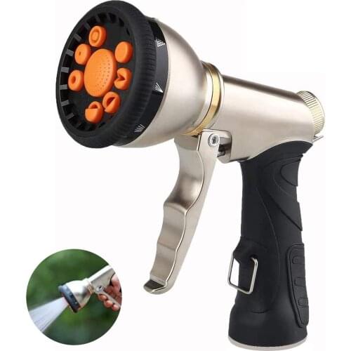 Garden High Pressure Water Gun Nozzle Washer Spray Car Washing Gun Multi-Function Lawn Flower Watering Tool